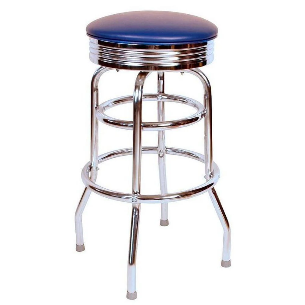 Chrome Double Ring Bar Stool - 1971 - Image 3